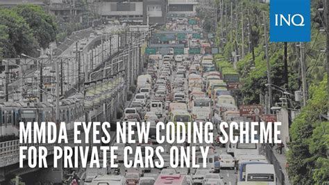 MMDA eyes new coding scheme for private cars only.
